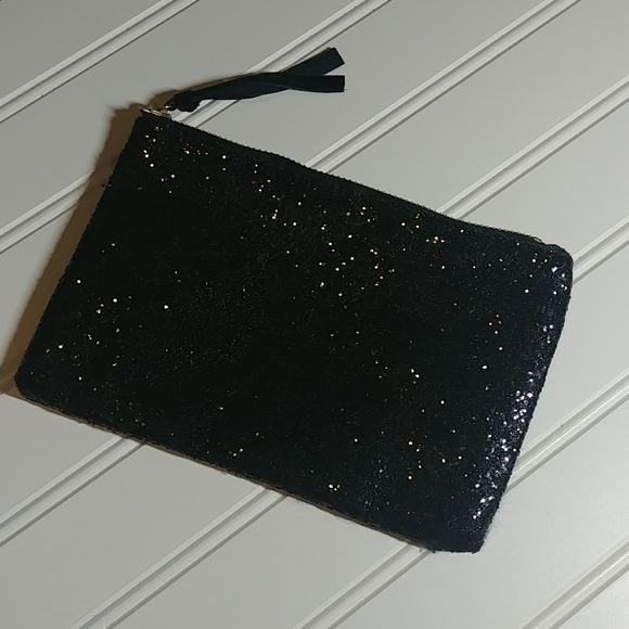 Black Sparkly Makeup 💄 Pouch - Picture 3 of 8